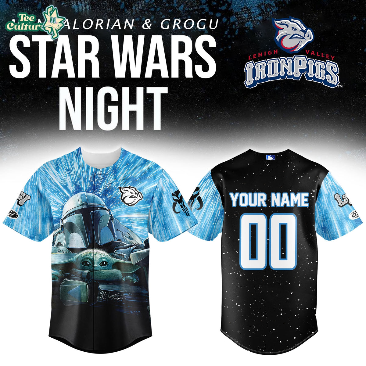 Lehigh Valley Ironpigs X Star Wars Night 2026 Customized Baseball Jersey