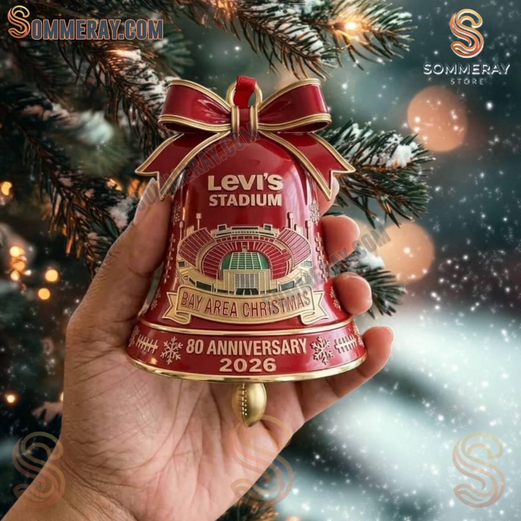 Levi’s Stadium Bay Area 80th Anniversary Bell Ornament