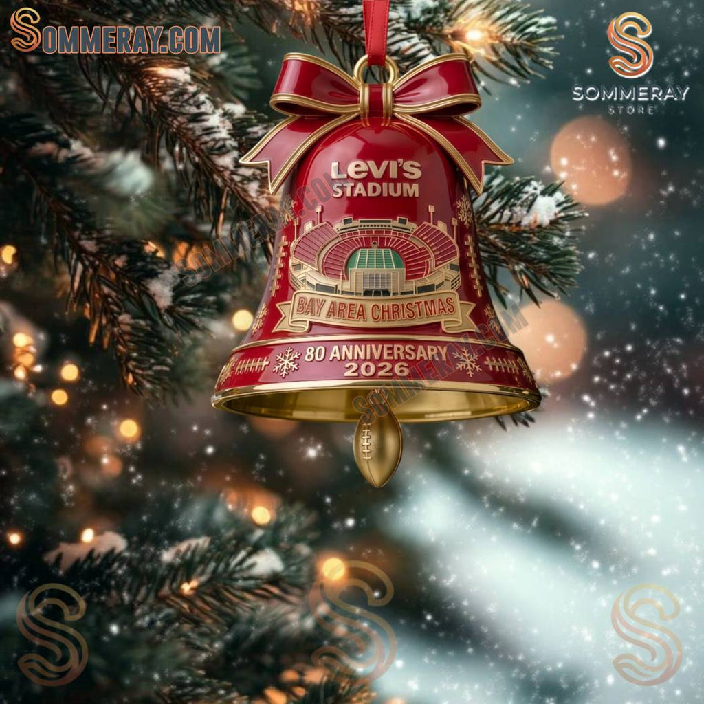 Levi’s Stadium Bay Area 80th Anniversary Bell Ornament