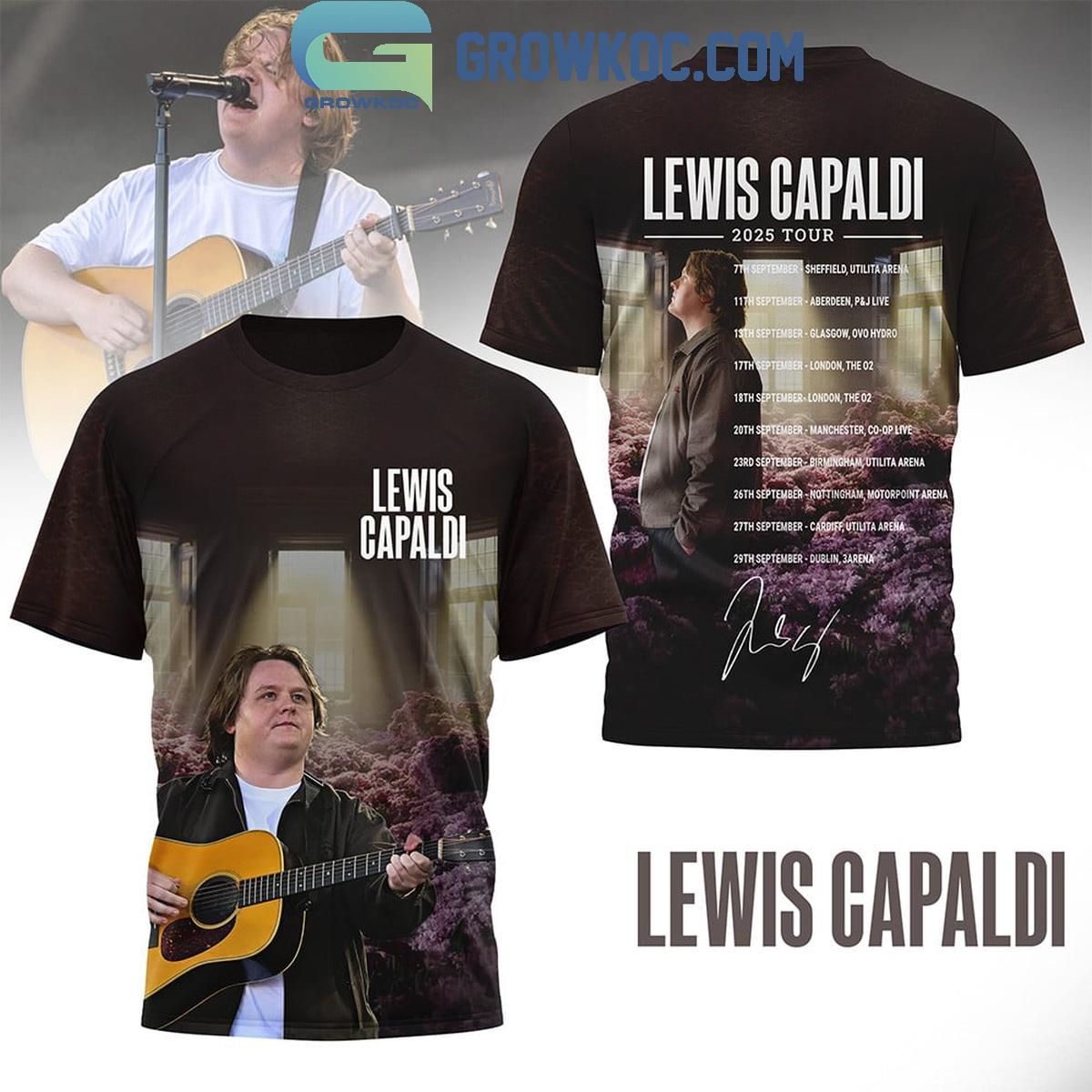 Lewis Capaldi 2025 Tour Shirt