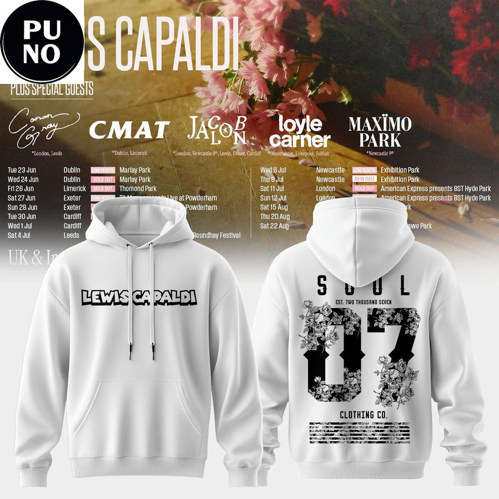 Lewis Capaldi UK & Ireland Summer Tour 2026 Hoodie