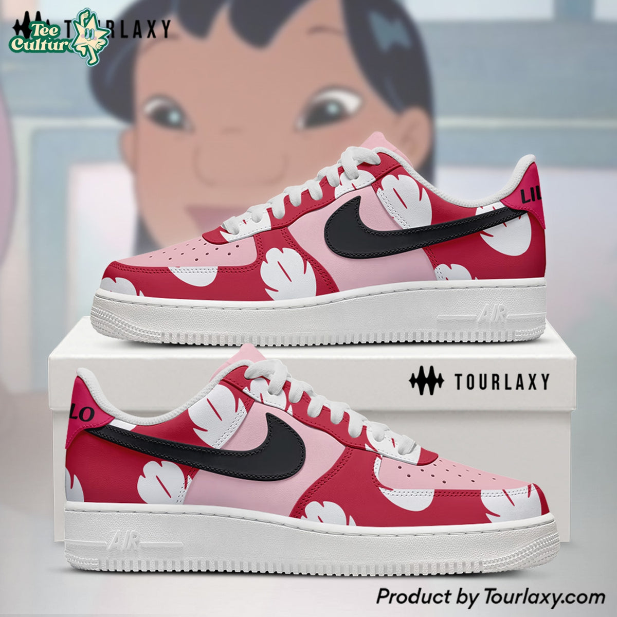 Lilo Special Edition AF1 Shoes Custom Disney Air Force 1