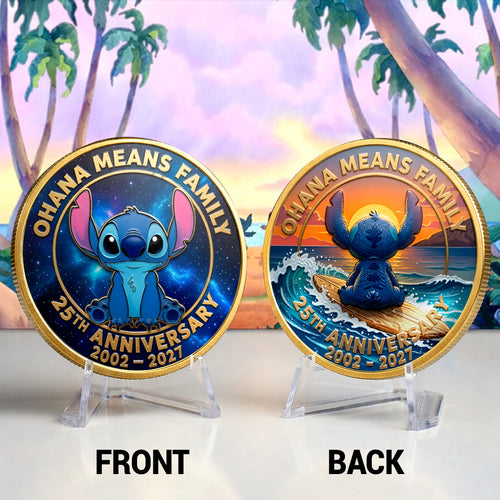 Lilo and Stitch 25th Anniversary Commemorative Coin – HOATT19018