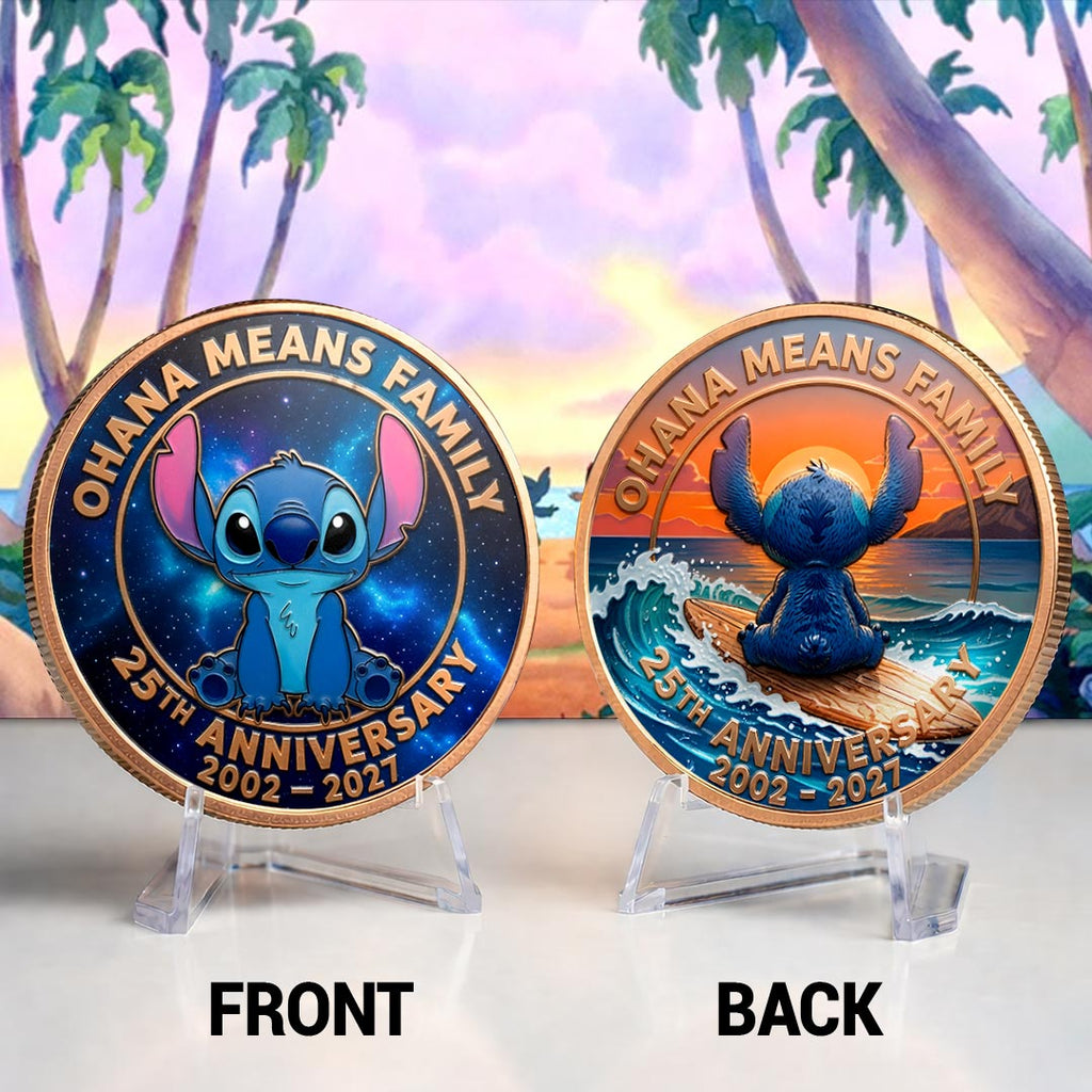 Lilo and Stitch 25th Anniversary Commemorative Coin – HOATT19018