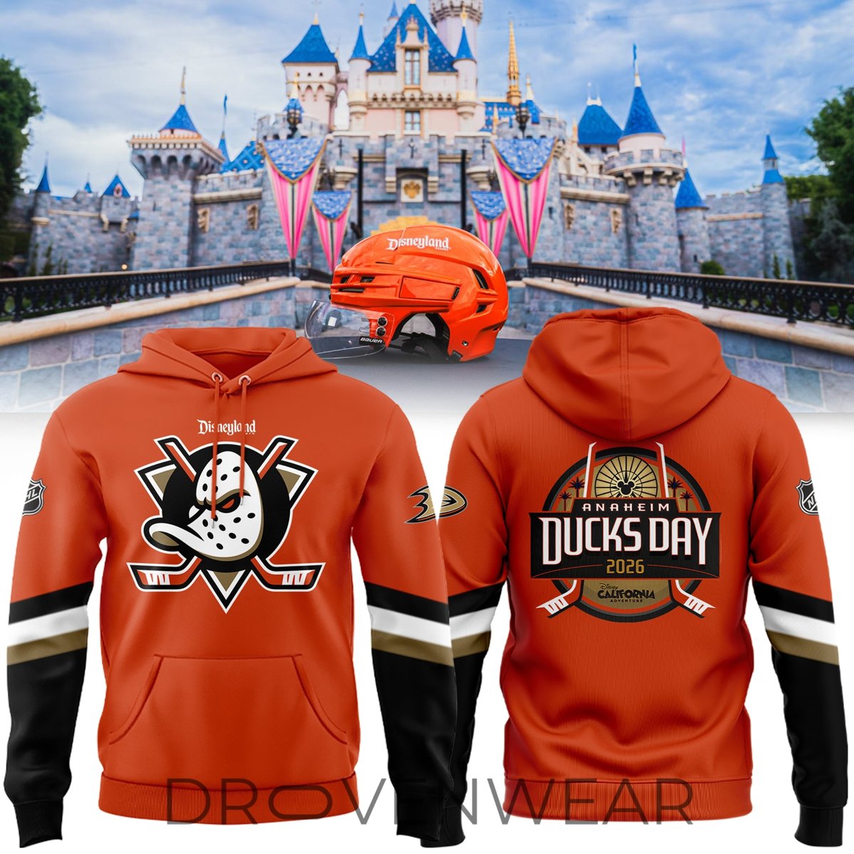 Limited Edition Anaheim Ducks x Disneyland Collection Hoodie