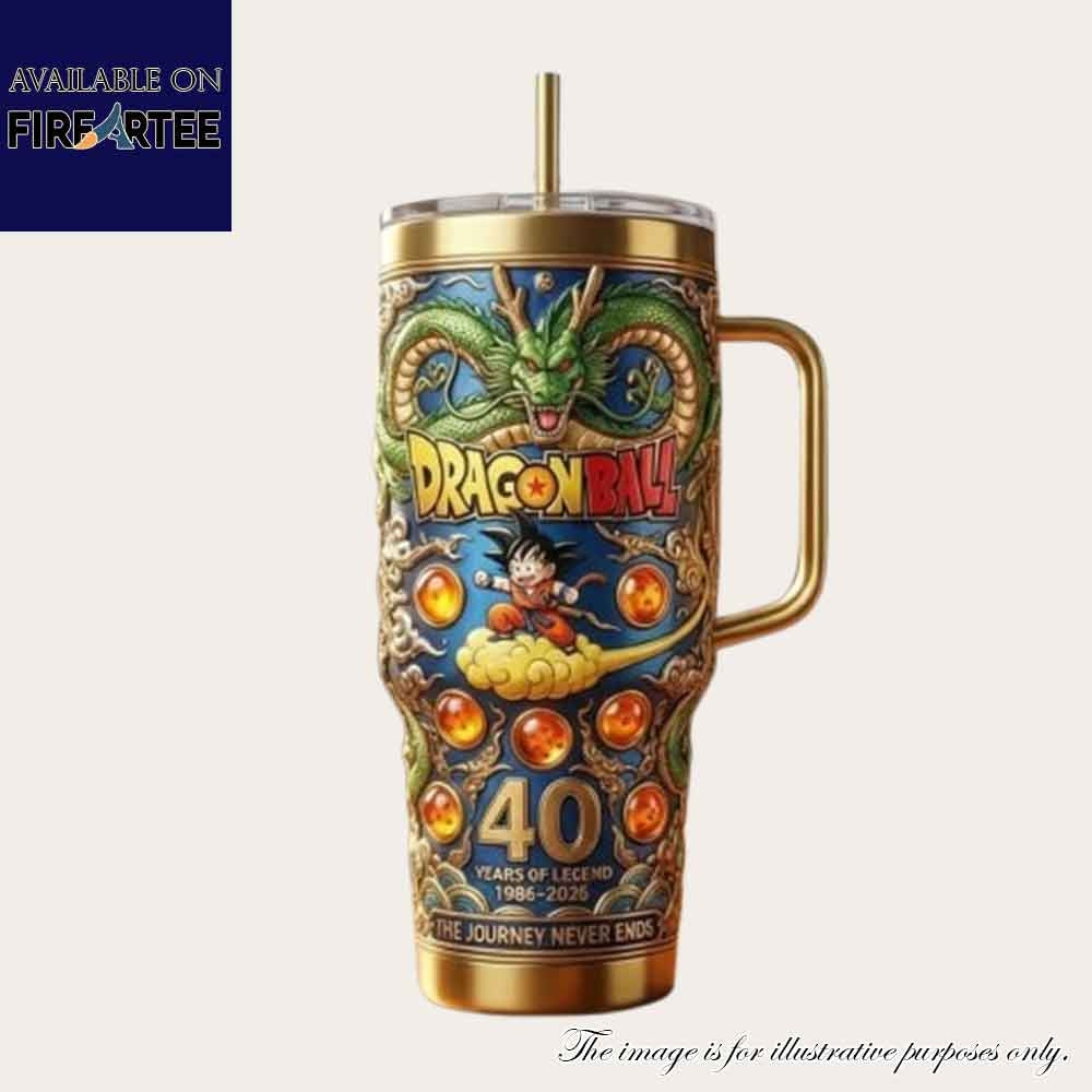 Limited Edition Dragon Ball 40 Years Of Legend Tumbler