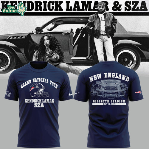 Limited Edition Grand National Tour X New England Patriots Navy Tshirt