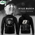 Limited Edition Kyle Busch Rowdy Forever Racing Tribute Hoodie V7