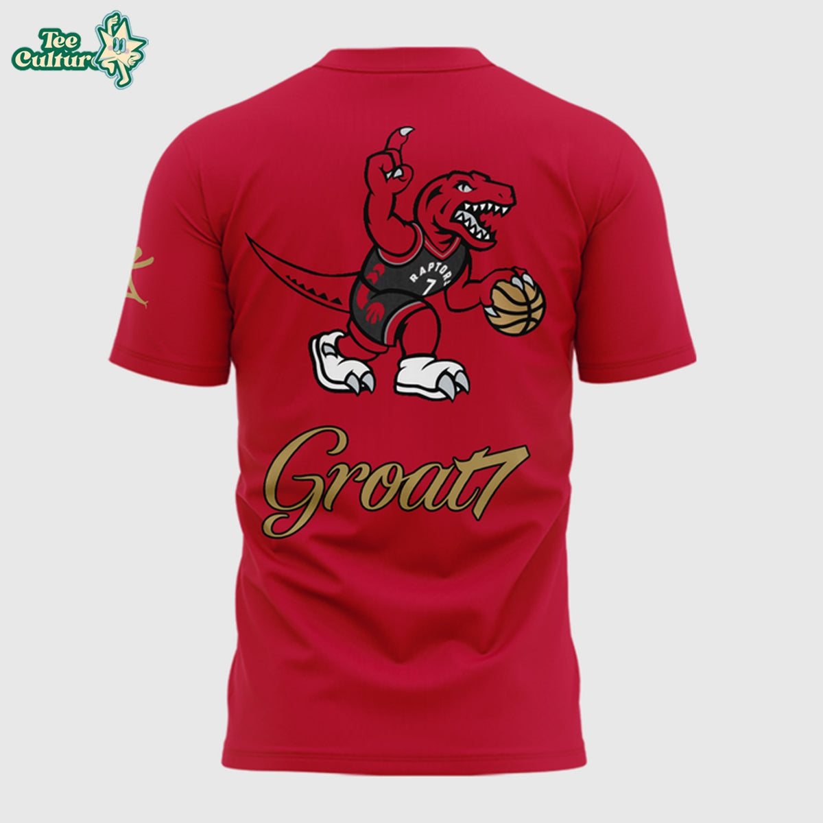 Limited Edition Toronto Raptors Kyle Lowry Groat7 Red T-shirt