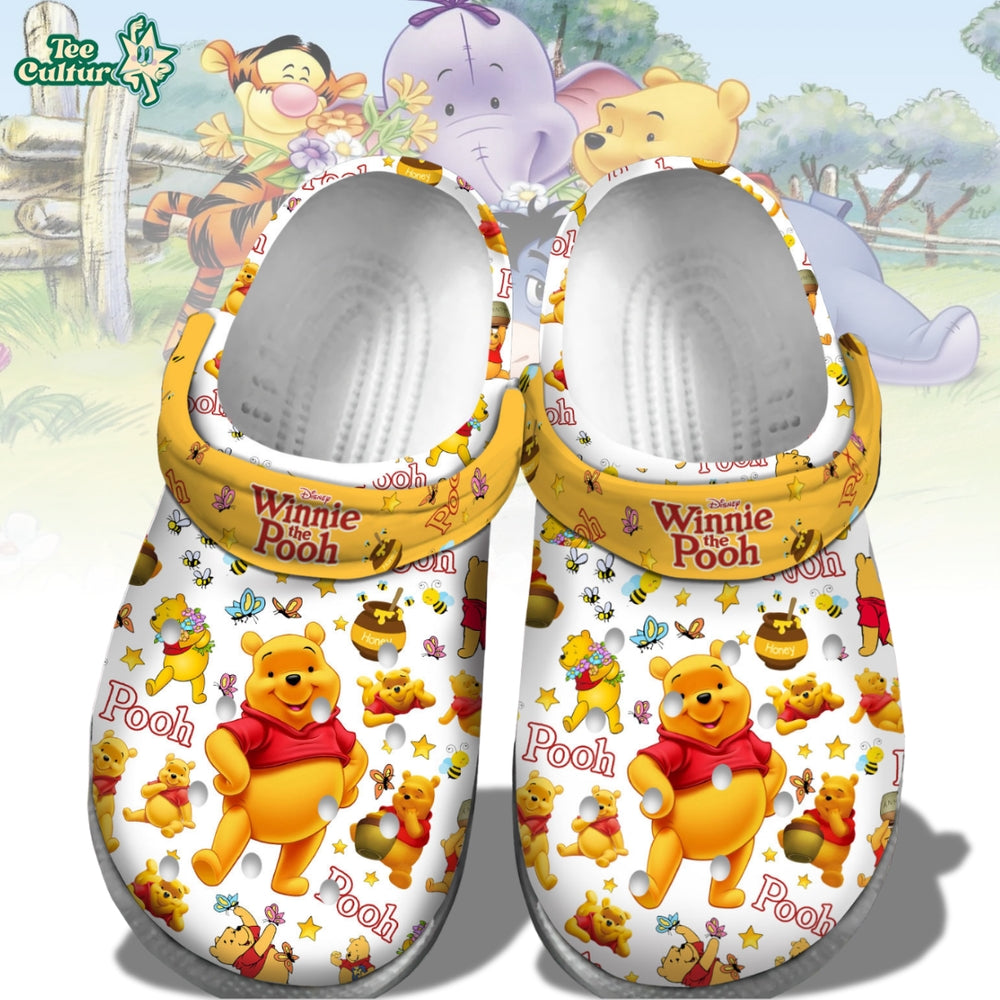 Limited Edition Winnie the Pooh Clogs Crocs