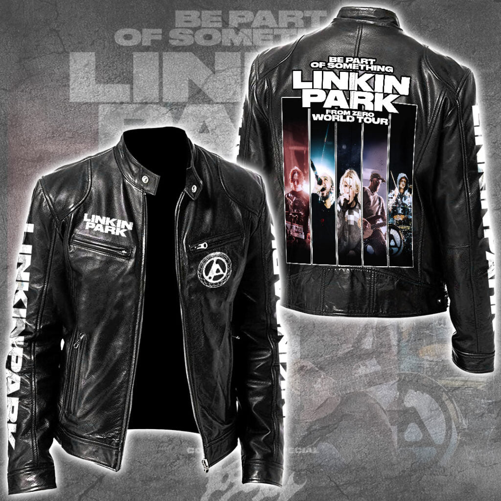 Linkin Park Motorcycle Leather Jacket – TANTN19732