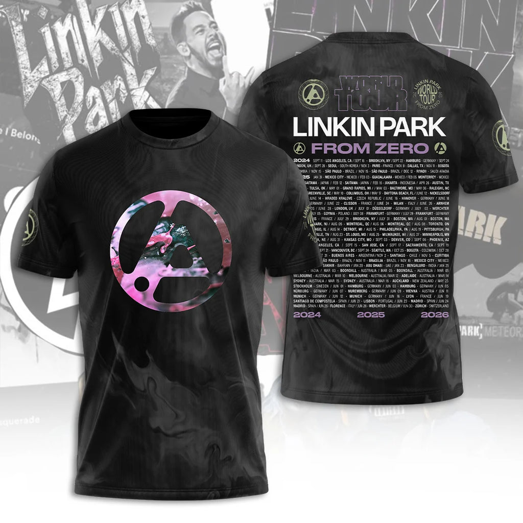 Linkin Park Tour 2026 3D Apparel – TANTN25014