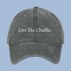 Live Like Charlie Red Hat