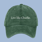 Live Like Charlie Red Hat