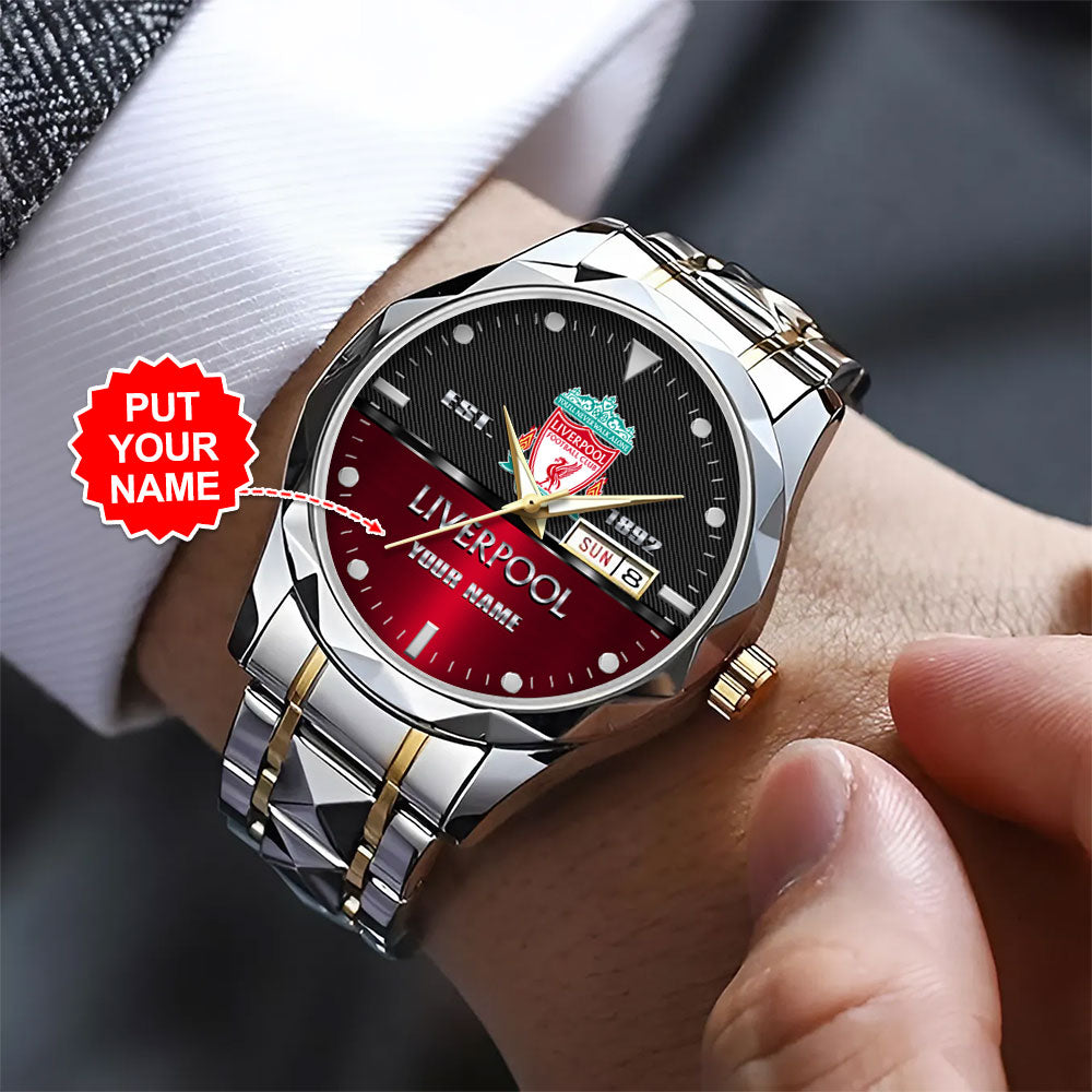 Personalized Liverpool FC Alloy Luxury Quartz Watch - TANTN15460