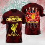 Liverpool FC 2024/25 Premier League Champions 3D Apparel – MAITM 10764
