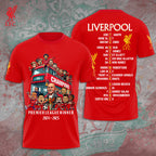 Liverpool FC 2024/25 Premier League Champions 3D Apparel – TANTN 12697