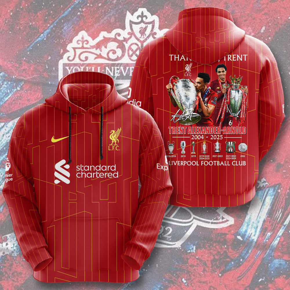 Liverpool FC 2024/25 Premier League Champions 3D Apparel – HOATT 10248