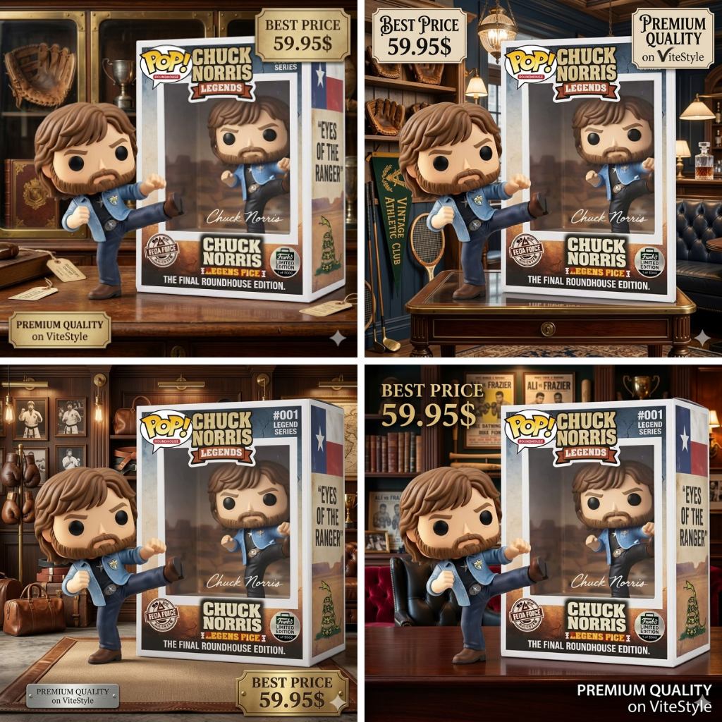 Lone Wolf & Roundhouse Chuck Norris Funko Pop! Doll