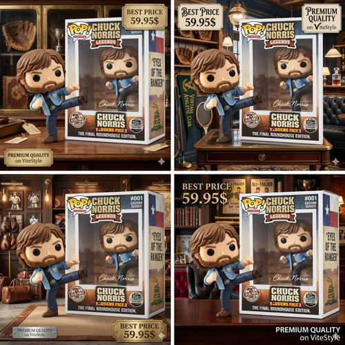 Lone Wolf & Roundhouse Chuck Norris Funko Pop! Doll