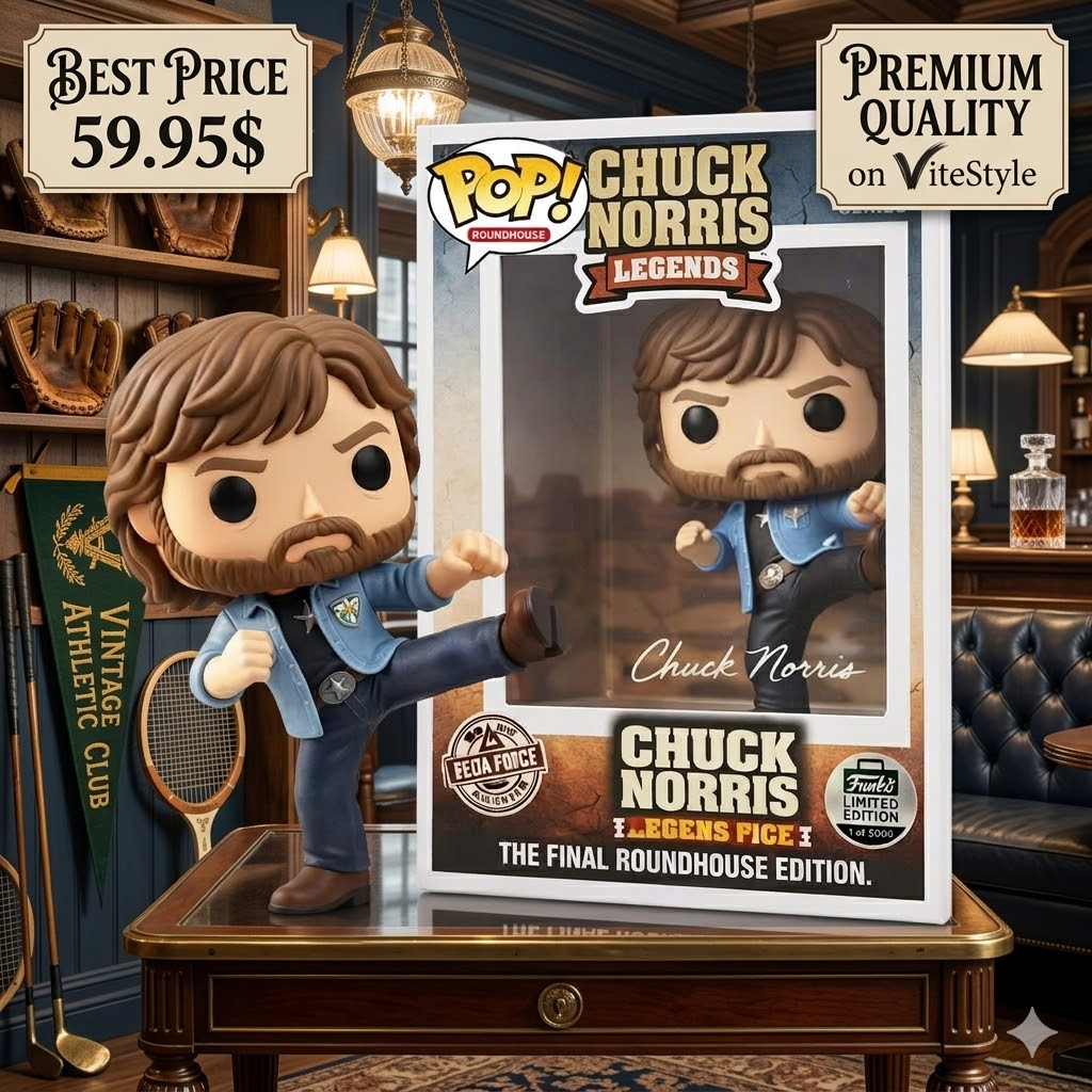 Lone Wolf & Roundhouse Chuck Norris Funko Pop! Doll