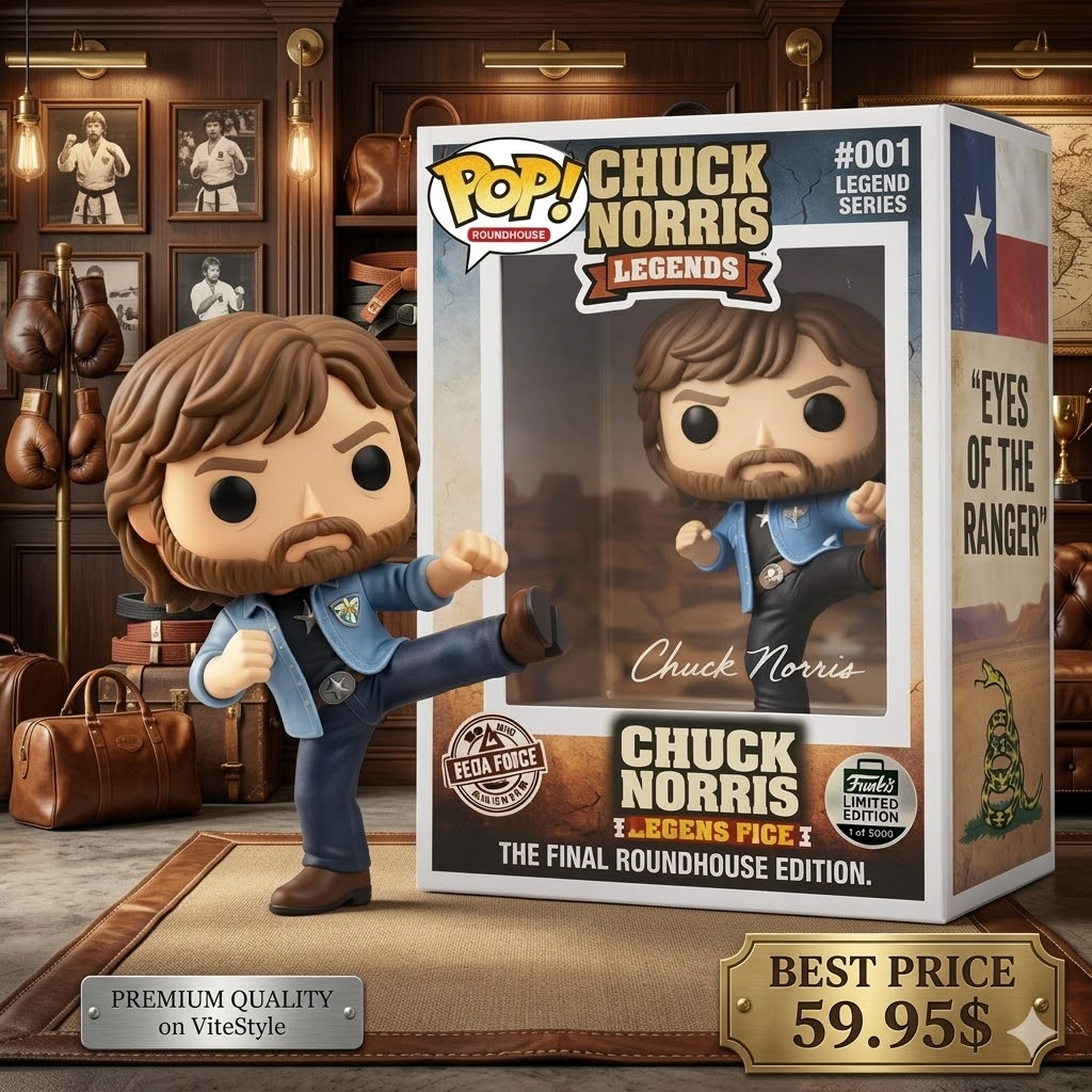 Lone Wolf & Roundhouse Chuck Norris Funko Pop! Doll