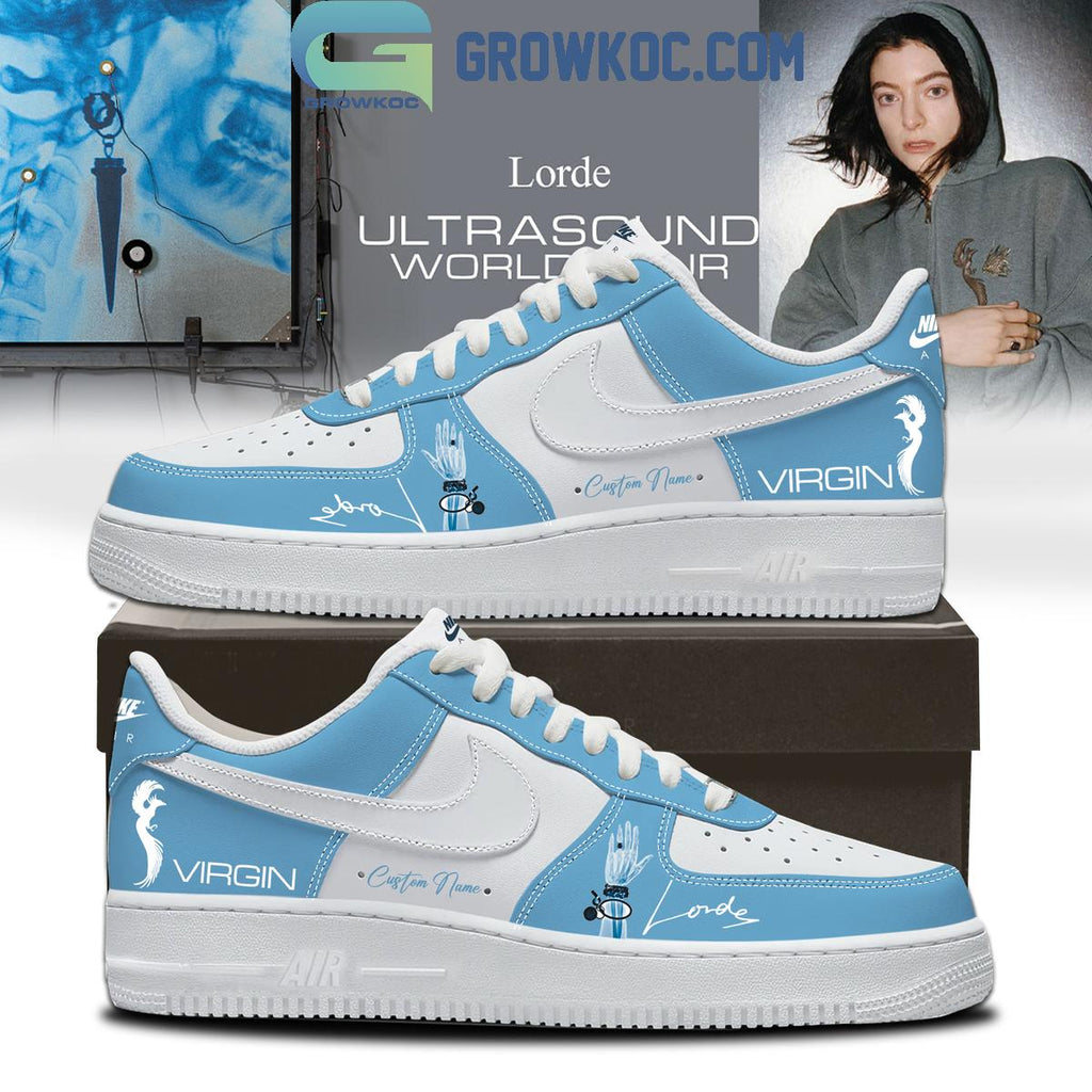 Lorde Ultrasound World Tour Virgin Air Force 1 Shoes