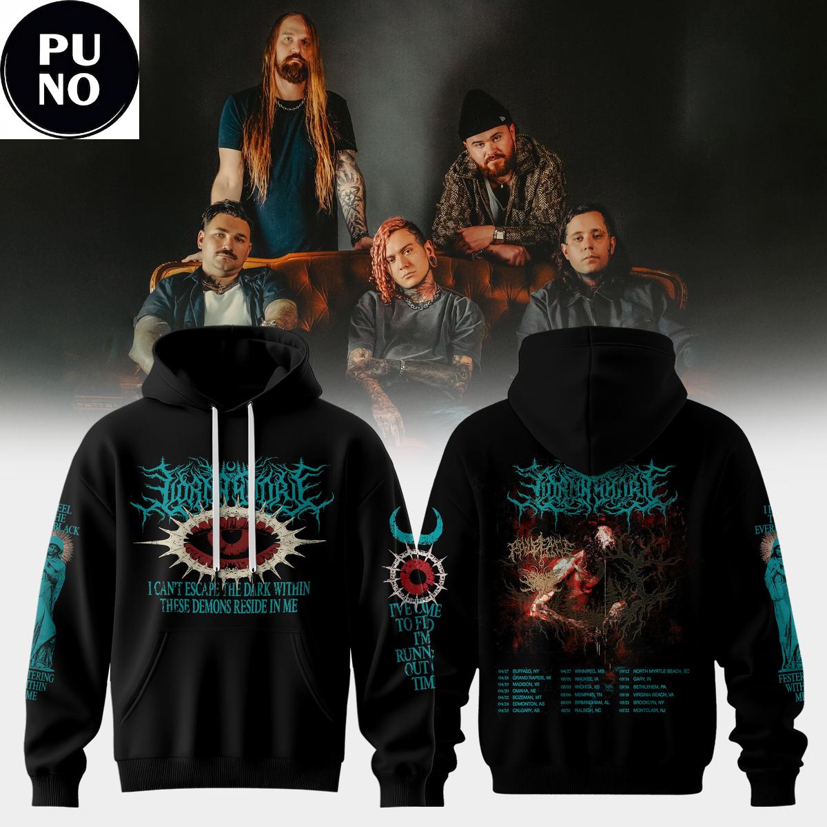 Lorna Shore 2026 North America Tour Hoodie T-Shirt