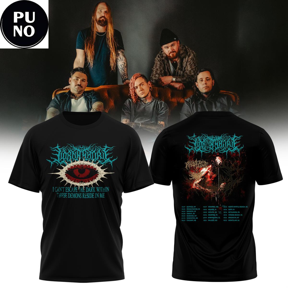 Lorna Shore 2026 North America Tour Hoodie T-Shirt