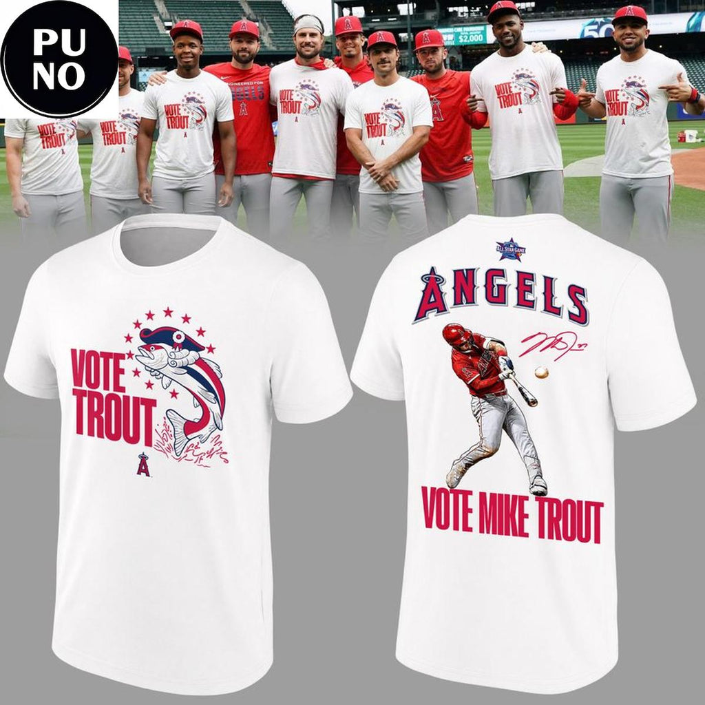 Los Angeles Angels 2026 Vote Mike Trout T-Shirt