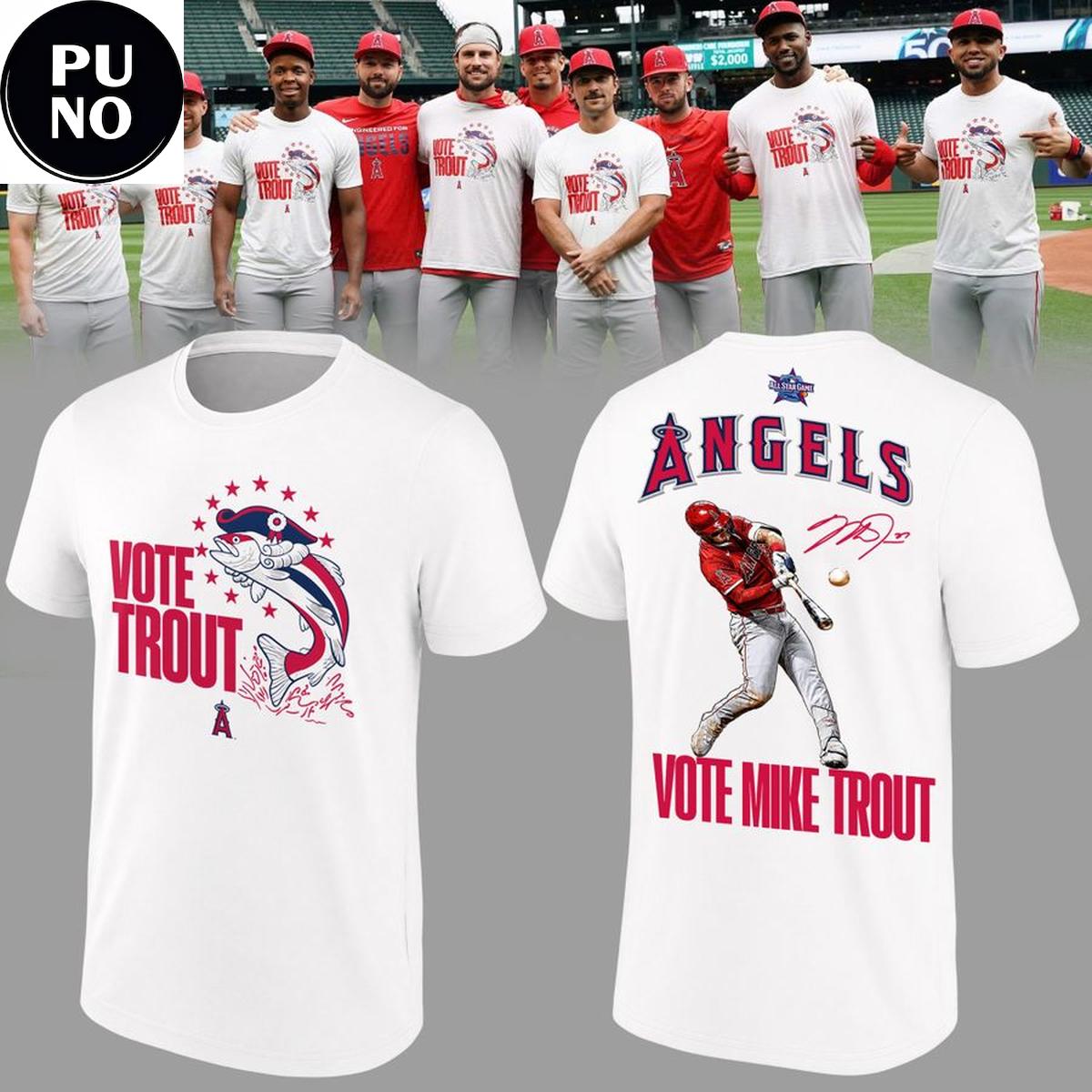 Los Angeles Angels 2026 Vote Mike Trout T-Shirt