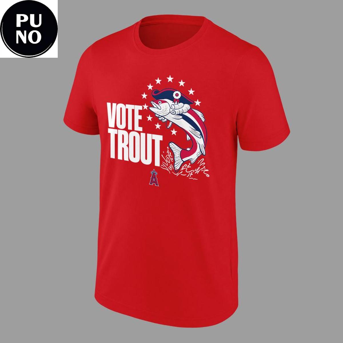 Los Angeles Angels 2026 Vote Mike Trout T-Shirt