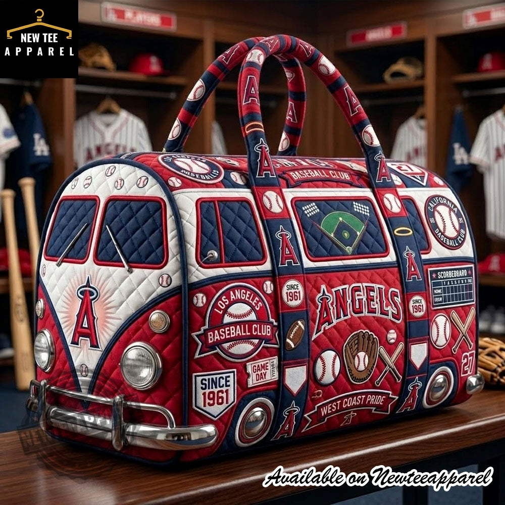 Los Angeles Angels Vintage Van Duffle Bag
