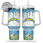 Los Angeles Chargers NFL Personalized Tumbler 40oz Gift for Fans