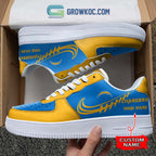 Los Angeles Chargers Personalized Air Force 1 Sneaker Shoes