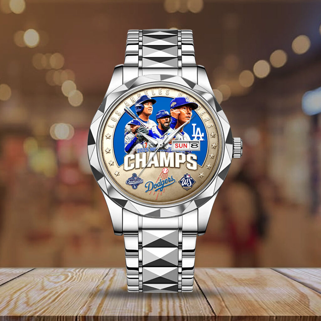 Los Angeles Dodgers 2025 World Series Champions Alloy Luxury Quartz Watch - HOATT14360