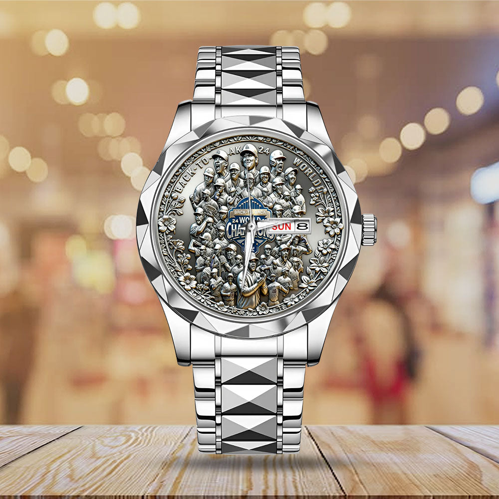 Los Angeles Dodgers 2025 World Series Champions Alloy Luxury Quartz Watch - MAITM13670