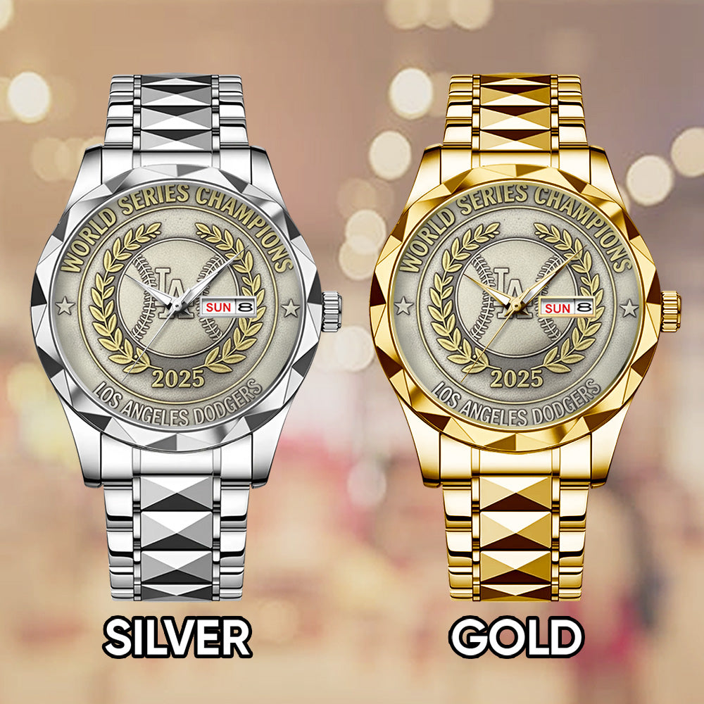 Los Angeles Dodgers Alloy Luxury Quartz Watch - GNE4612