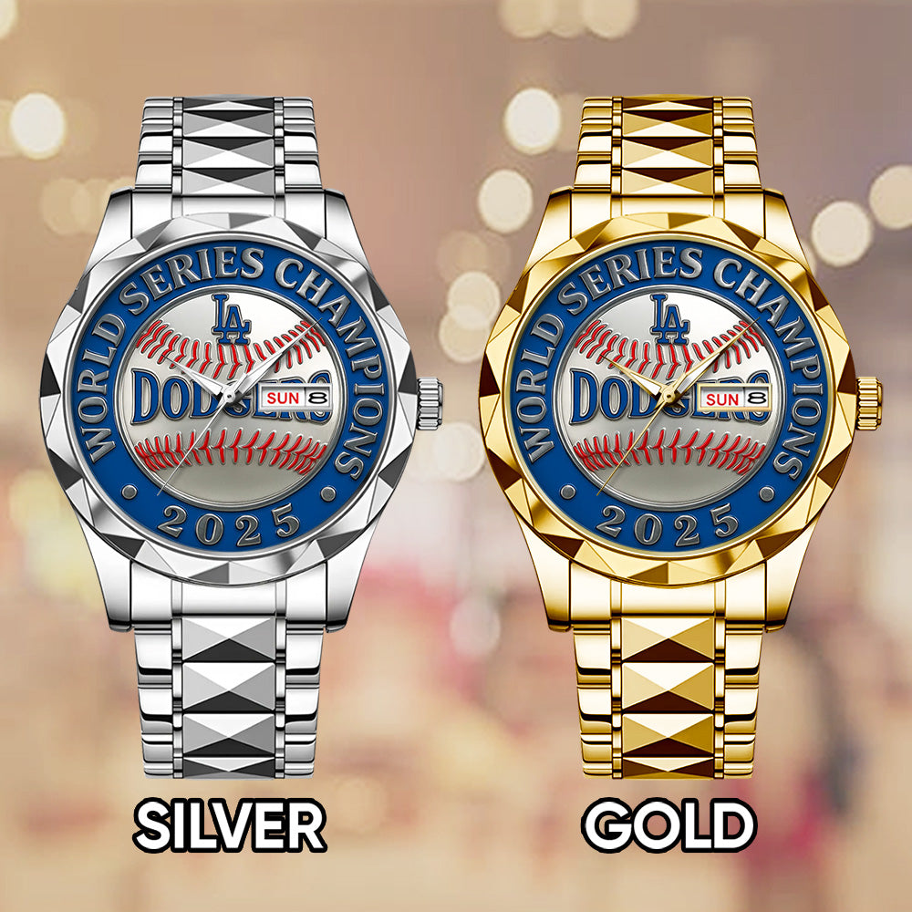 Los Angeles Dodgers Alloy Luxury Quartz Watch - TMTHU1903