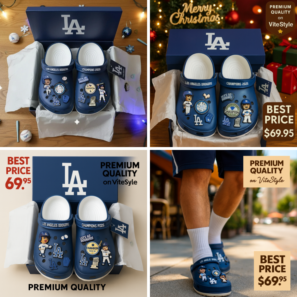 Los Angeles Dodgers Croc Charms