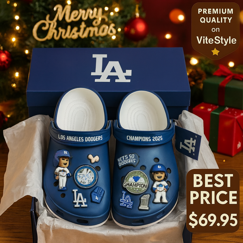 Los Angeles Dodgers Croc Charms
