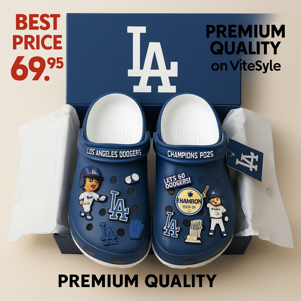 Los Angeles Dodgers Croc Charms