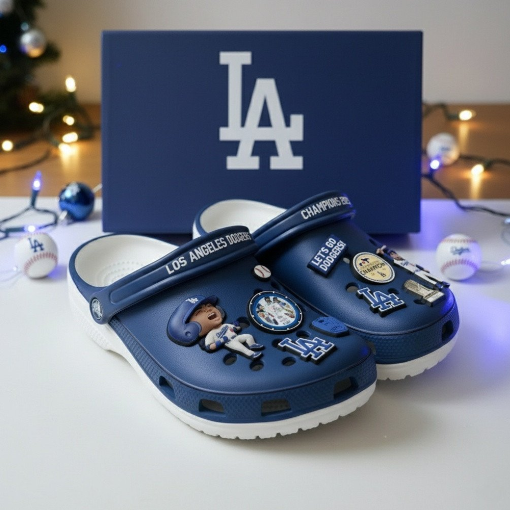 Los Angeles Dodgers Croc Charms
