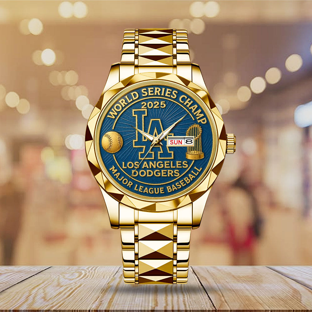 Los Angeles Dodgers World Series 2025  Alloy Luxury Quartz Watch - TANTN18188