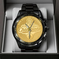 Los Angeles Dodgers World Series 2025 Black Stainless Steel Watch - TANTN18125