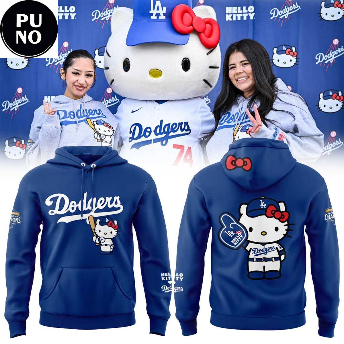 Los Angeles Dodgers x Hello Kitty Day 2026 For Fan Hoodie Shirt