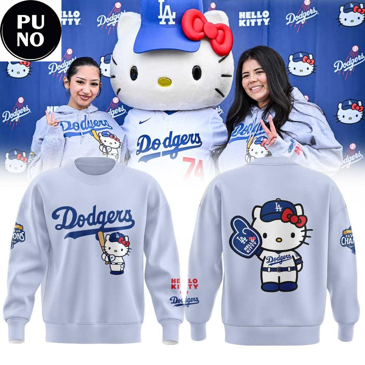 Los Angeles Dodgers x Hello Kitty Day 2026 For Fan Hoodie Shirt