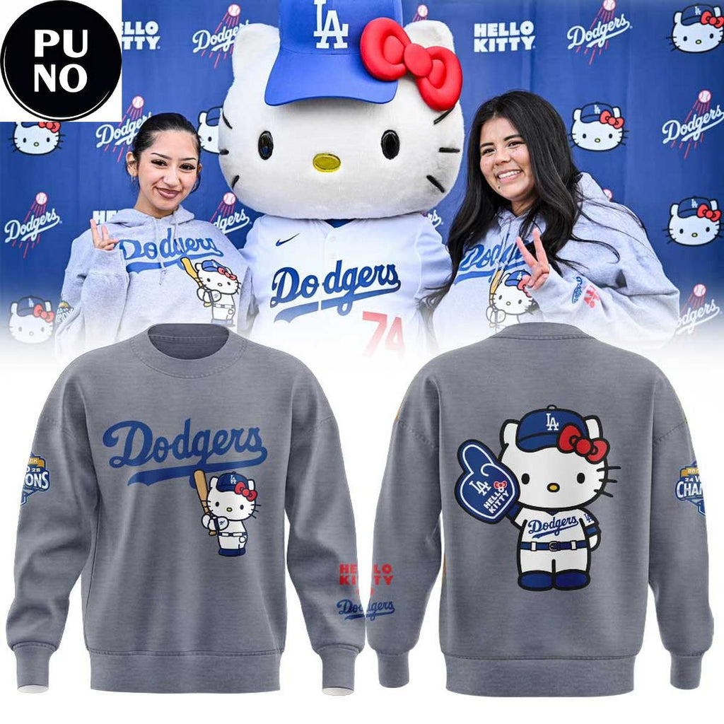 Los Angeles Dodgers x Hello Kitty Day 2026 For Fan Hoodie Shirt