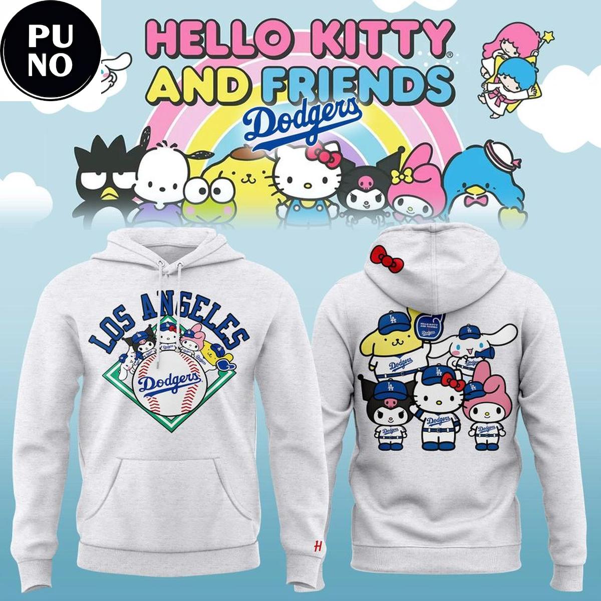 Los Angeles Dodgers x Hello Kitty and Friends Night 2026 Hoodie T-Shirt
