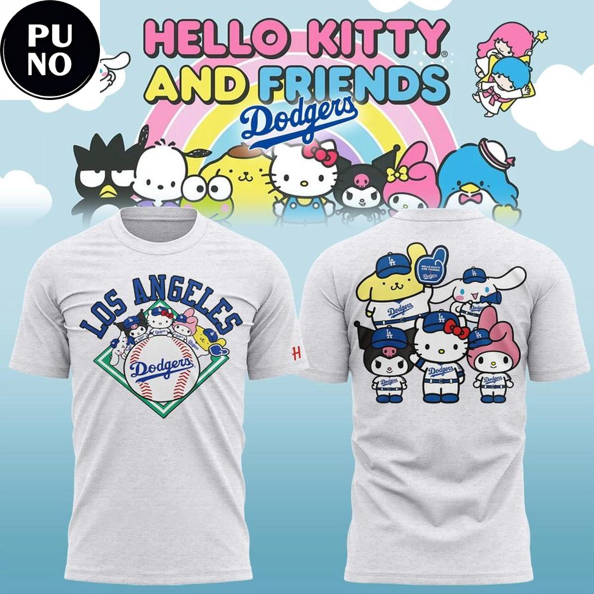Los Angeles Dodgers x Hello Kitty and Friends Night 2026 Hoodie T-Shirt